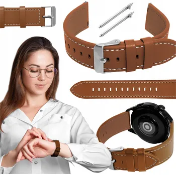 Řemínek na hodinky Řemínek ChronSmarta pro Motorola 20mm hnědý