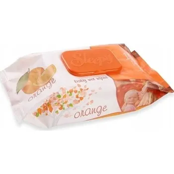 Vlhčený ubrousek 12x Vlhčené ubrousky Sleepy pro miminka s pomerančovou vůní, 120 ks