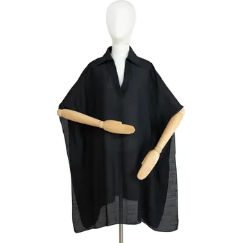 Dámský svetr Art Of Polo Dámské pončo Philfee černá One size