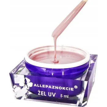 Lak na nehty Jednofázový Gel na nehty Allepaznokcie v béžových a hnědých tónech