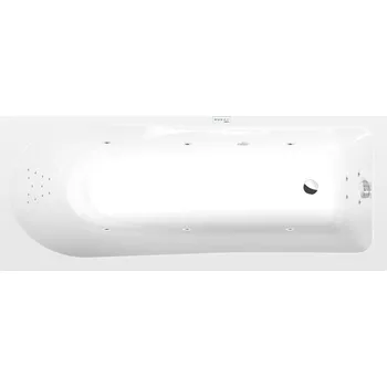 Vana Polysan LISA hydromasážní vana, 170x70x47cm, Highline Hydro, chrom, 87111.5010