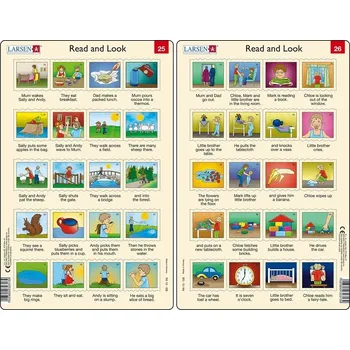 Puzzle Larsen Angličtina delší věty RA13 20 dílků