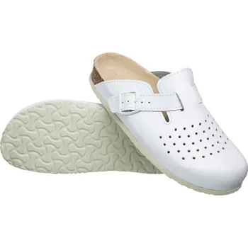 Pracovní obuv Pantofle Medibut bílé 38