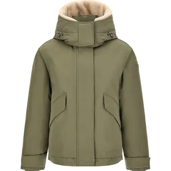 BUNDA WOOLRICH SHERPA VISOR MILITARY PARKA TUNDRA GREY