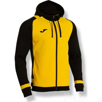 Pánská mikina Mikina JOMA LIDER, barva žlutá - černá, velikost 3XL