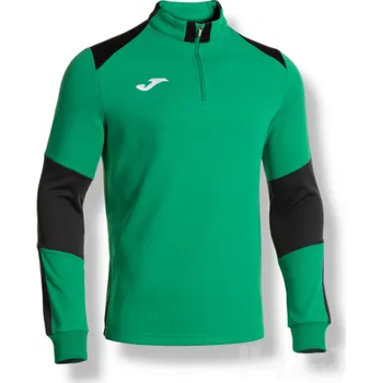 Pánská mikina Mikina JOMA DANUBIO IV, barva zelená - černá - antracitová, velikost 4XS