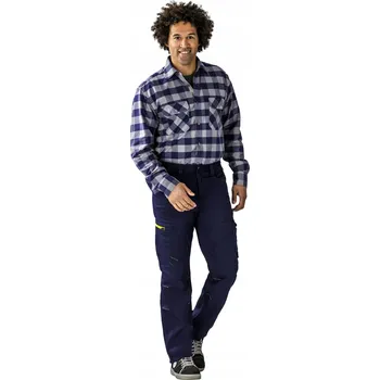 montérky Pracovní kalhoty do pasu PLANAM Stretchline r102