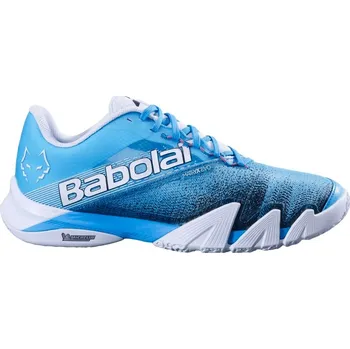 Pánské tenisky Pánské padelové boty Babolat Jet Premura 2 Men Lebron Cyan Blue/White EUR 44,5