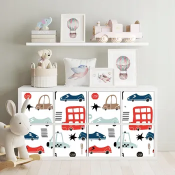 Fototapeta Nálepka IKEA KALLAX Auta v Zácpě