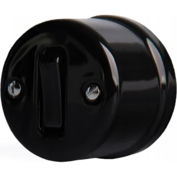 vypínač Jednopólový vypínač JLM Lighting 2WN01BKL černý