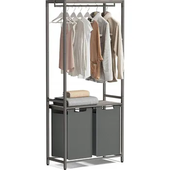 Koš na prádlo Volně stojící koš na prádlo Songmics 92 l šedý