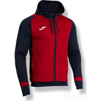 Pánská mikina Mikina JOMA LIDER, barva červená - tmavě modrá, velikost 4XS