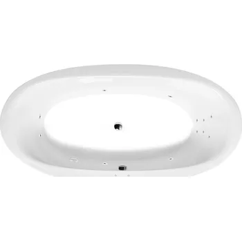 Vana Polysan STADIUM hydromasážní vana, 190x95x46cm, Attraction Hydro, chrom, 82111.3010