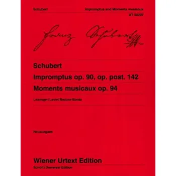 Franz Schubert: Impromptus and Moments Musicaux (noty na klavír)
