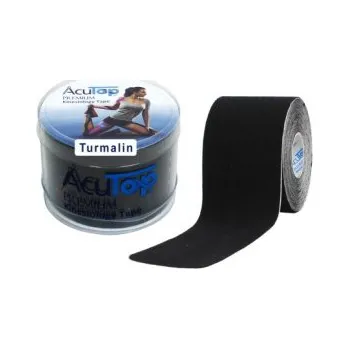 Tejpovací páska AcuTop AcuTop Premium tejp s turmalínem, černý, 5 cm x 5 m