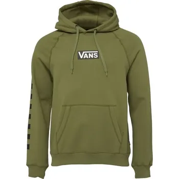 Pánská mikina Pánská mikina Vans BOXED PULLOVER L Khaki, Černá, Bílá