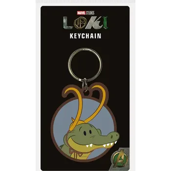 Gumová klíčenka Alligator Loki