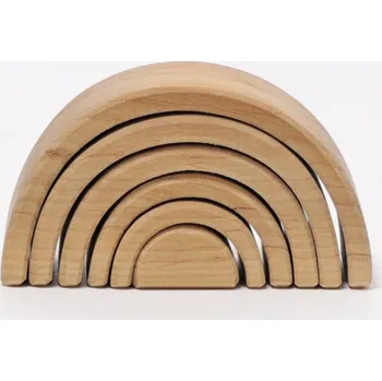 Dřevěná hračka Grimms Dřevěná skládačka malá Duha Barva: Natural GRIMMS
