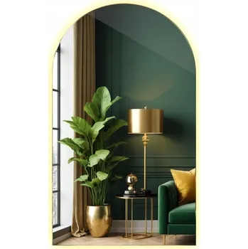 Zrcadlo Zrcadlo LED Oválné Premium S Broušenými Hranami Do Obývacího Pokoje 50x90 cm