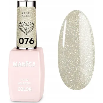 Lak na nehty Manica Hybridní lak - Cute Gold 076 10ml