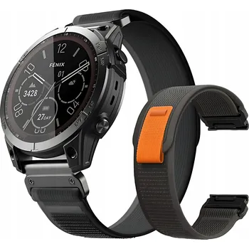 Řemínek na hodinky Řemínek Morellato pro Garmin 26mm šedý