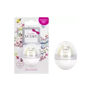 Lukky perleťový balzám na rty ve tvaru vajíčka