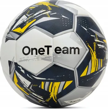 Fotbalový míč Fotbalový míč OneTeam HB Futsal bílý/šedý/tmavě modrý, velikost 62 cm