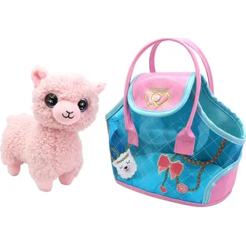 plyšák Lama s kabelkou