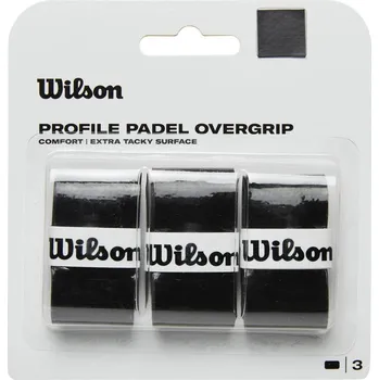 Vrchní omotávka Wilson Profile Padel Overgrip Black