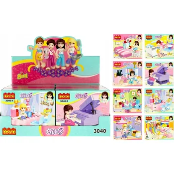 ostatní stavebnice Stavební Stavebnice Mix pro dívky 3040 Mega