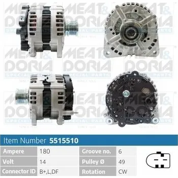 Alternátor Alternátor MEAT & DORIA 5515510