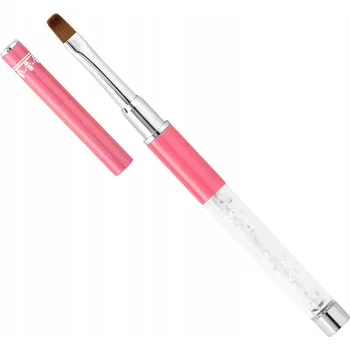 Kosmetický štětec Štětec na gel a akryl Profico crystal pink P03