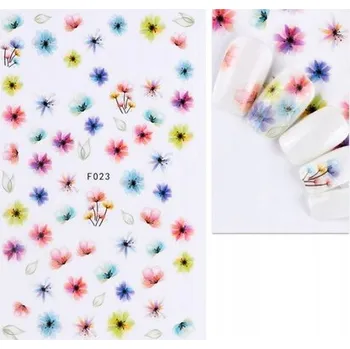 Samolepky na nehty KVĚTY 2