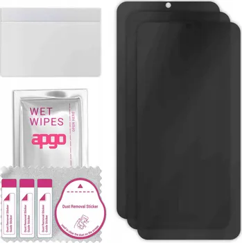 Pouzdro na mobilní telefon 3x Hybridní Sklo s Filtrem Soukromí pro Lenovo A6 Note, PRIVACY