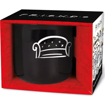 STOR Hrnek Přátelé černý EPEE Merch 410 ml