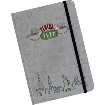 CurePink Poznámkový A5 blok: Friends kroužková vazba 14,8 x 21 cm SR72326