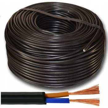 Napájecí kabel Elektrický kabel Kulatý, ohebný (licna) OMY LeaderLED 2 x 1,0