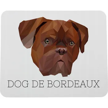 Obraz Bordeauxská doga, Francouzská doga - geometrická podložka