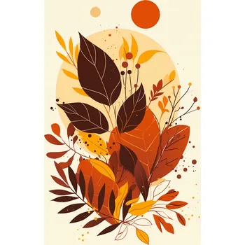 Plakát Plakát Barevná tvář podzimu bez rámu 61 x 90,5 cm