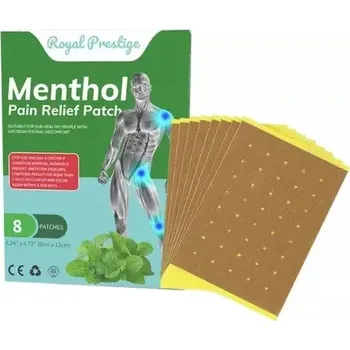 Náplast Adhezivní mentolové náplasti na klouby - 8 ks - Royal Prestige