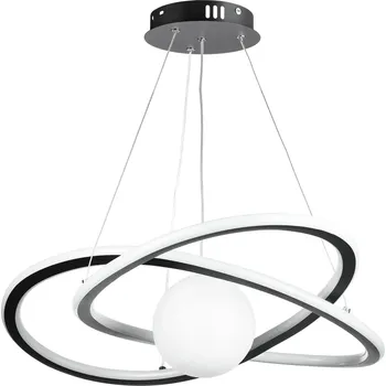 Interlook RLT-50CM-60W-B | LED závěsné svítidlo 60W | Stylová 3D měsíční lampa