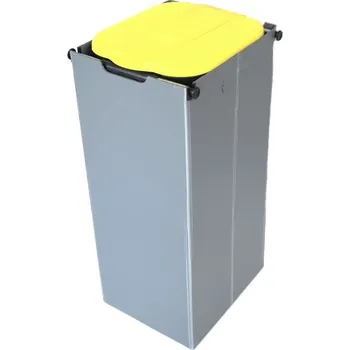 Odpadkový koš Odpadkový koš kovový Artex 120 l šedý