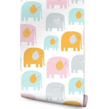 Fototapeta Tapeta pro děti - Veselí sloni /239132425