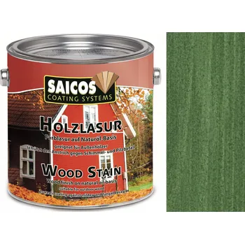 Olej na dřevo SAICOS Olejová lazura na dřevo ZIELEŃ JODŁA 0060 125ml