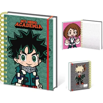 Blok My Hero Academia Blok kroužkový A5 Chibi