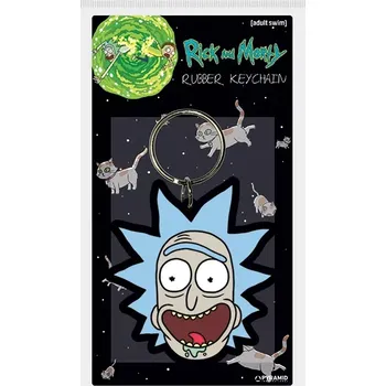 Přívěsek na klíče Rick and Morty Rick Crazy Smile