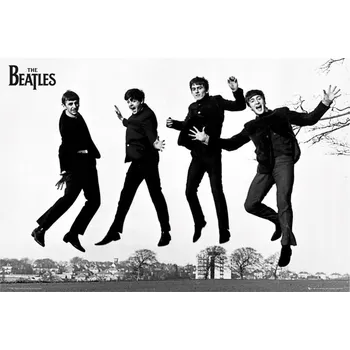 Obraz Plakát The Beatles jump 2 bez rámu 91,5 x 61 cm