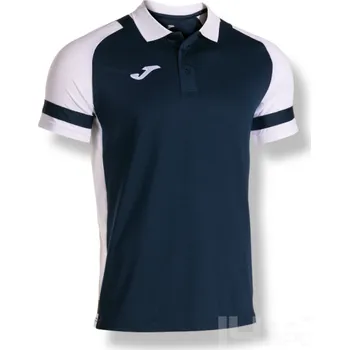 Pánské tričko Polokošile JOMA LIDER, barva tmavě modrá - bílá, velikost 4XL