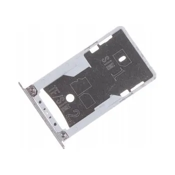 Náhradní kryt pro mobilní telefon Držák SIM karty a SD karty Xiaomi Redmi Note 4 / 4X bílý