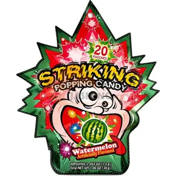 Bonbon STRIKING Popping Candy - vodní melon - Strip 30g